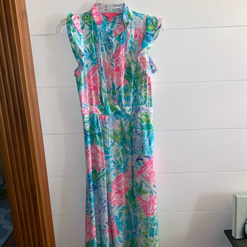 Lilly Pulitzer bohemian queen maxi dress